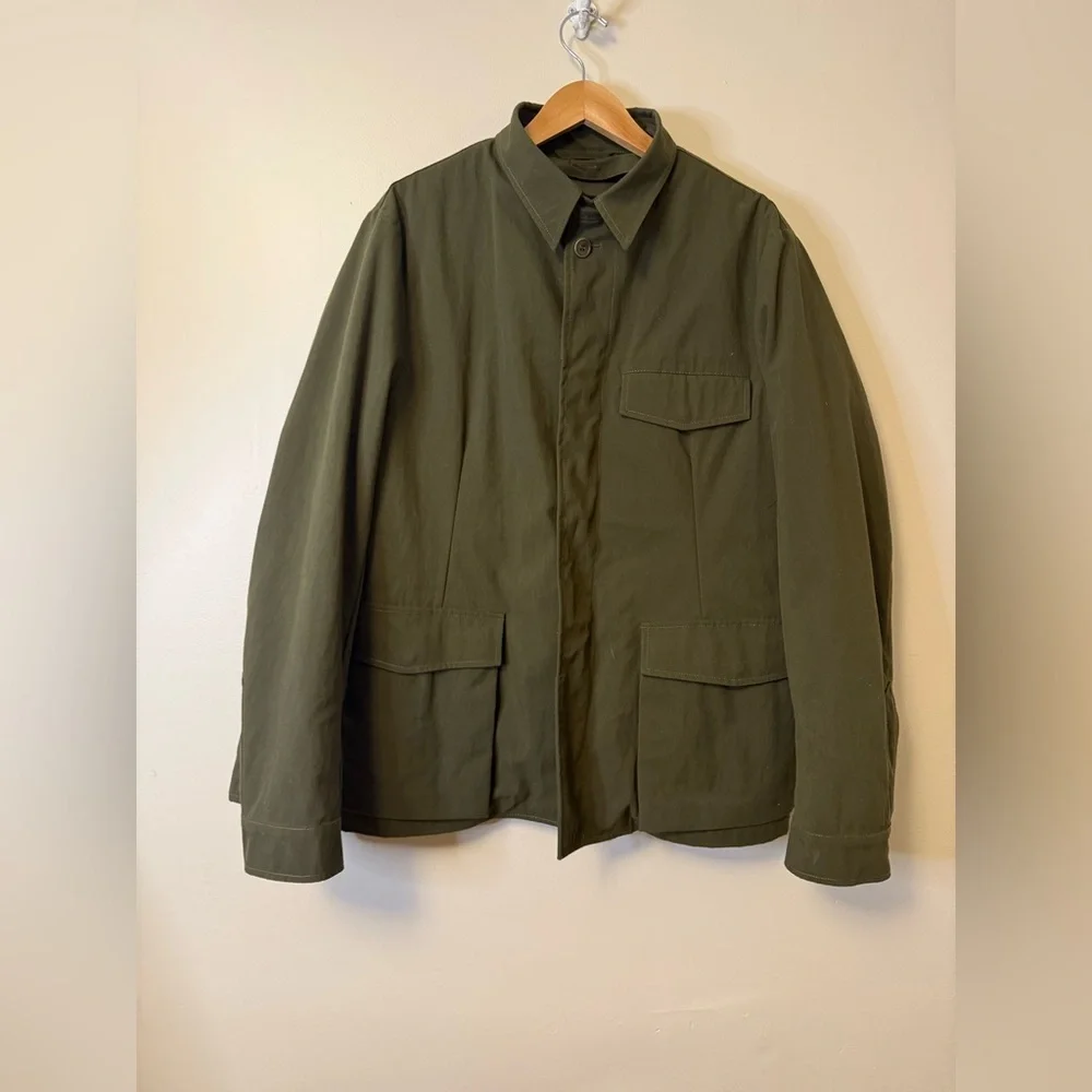 Aspesi Green Detachable Thermore Wool Lined Field Jacket XXL - Picture 2 of 16